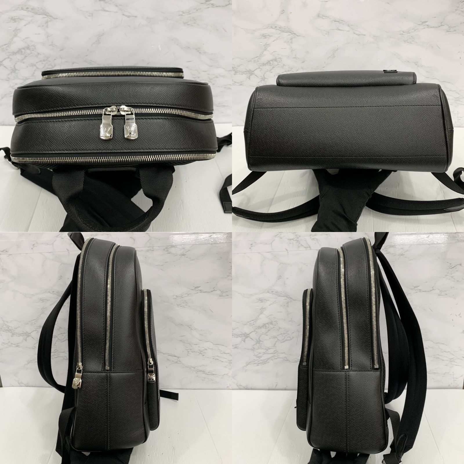 頂級a貨Louis Vuitton M30857 十字紋Adrian 雙肩包黑色尺寸： 31x39x14cm - LuxuryGZ