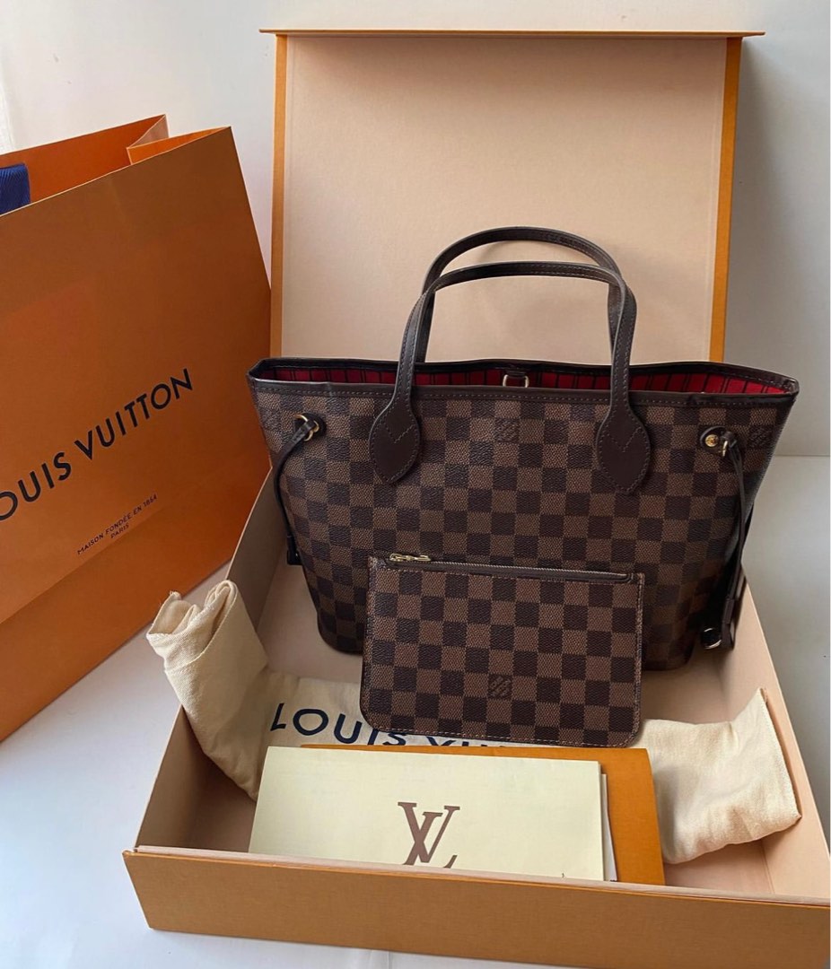 Louis Vuitton Neverfull MM LV chip receipt 2022 PLAZA SENAYAN