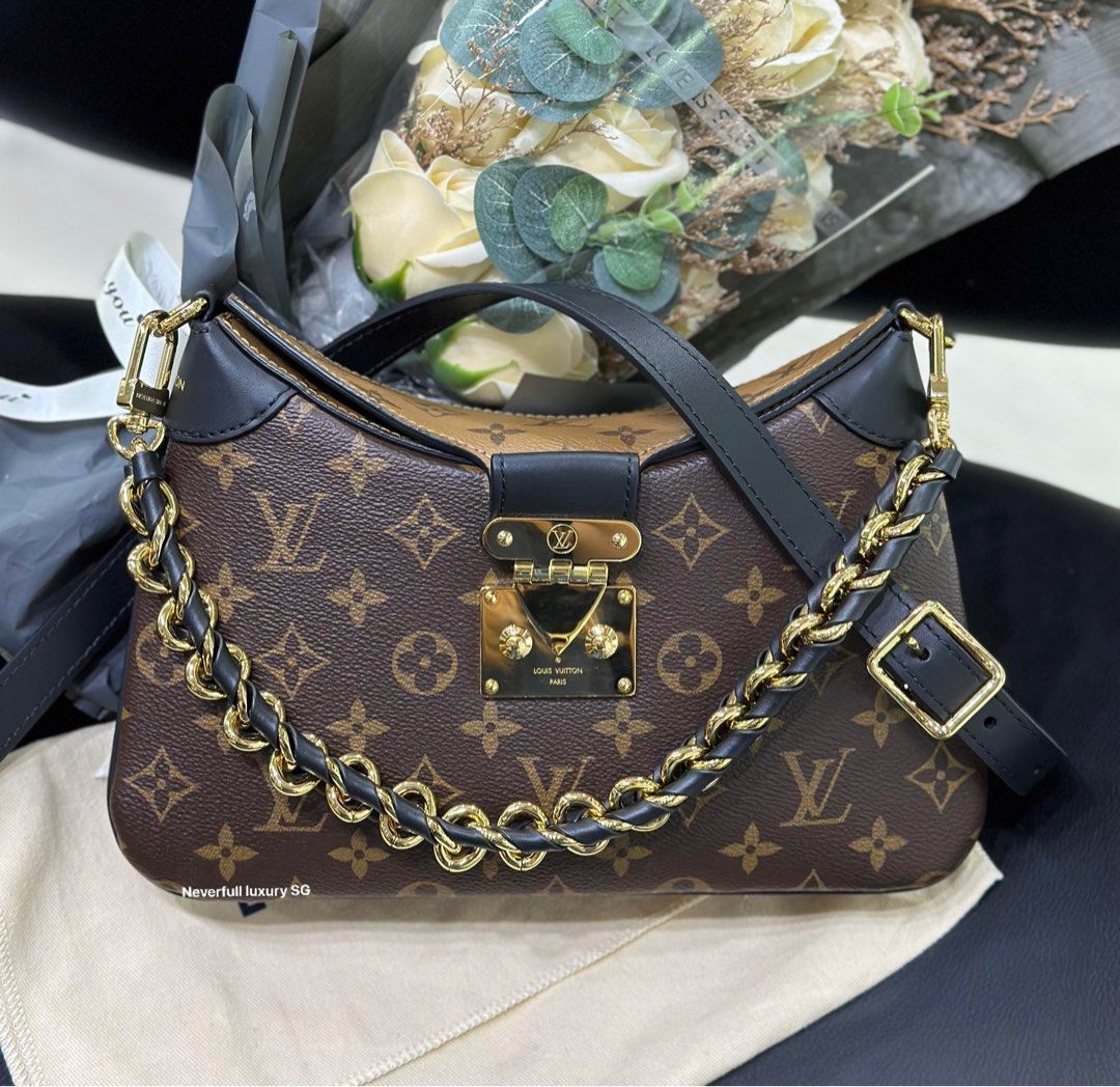 LOUIS VUITTON ONE HANDLE SHOULDER BAG (BLACK), Luxury, Bags & Wallets on  Carousell