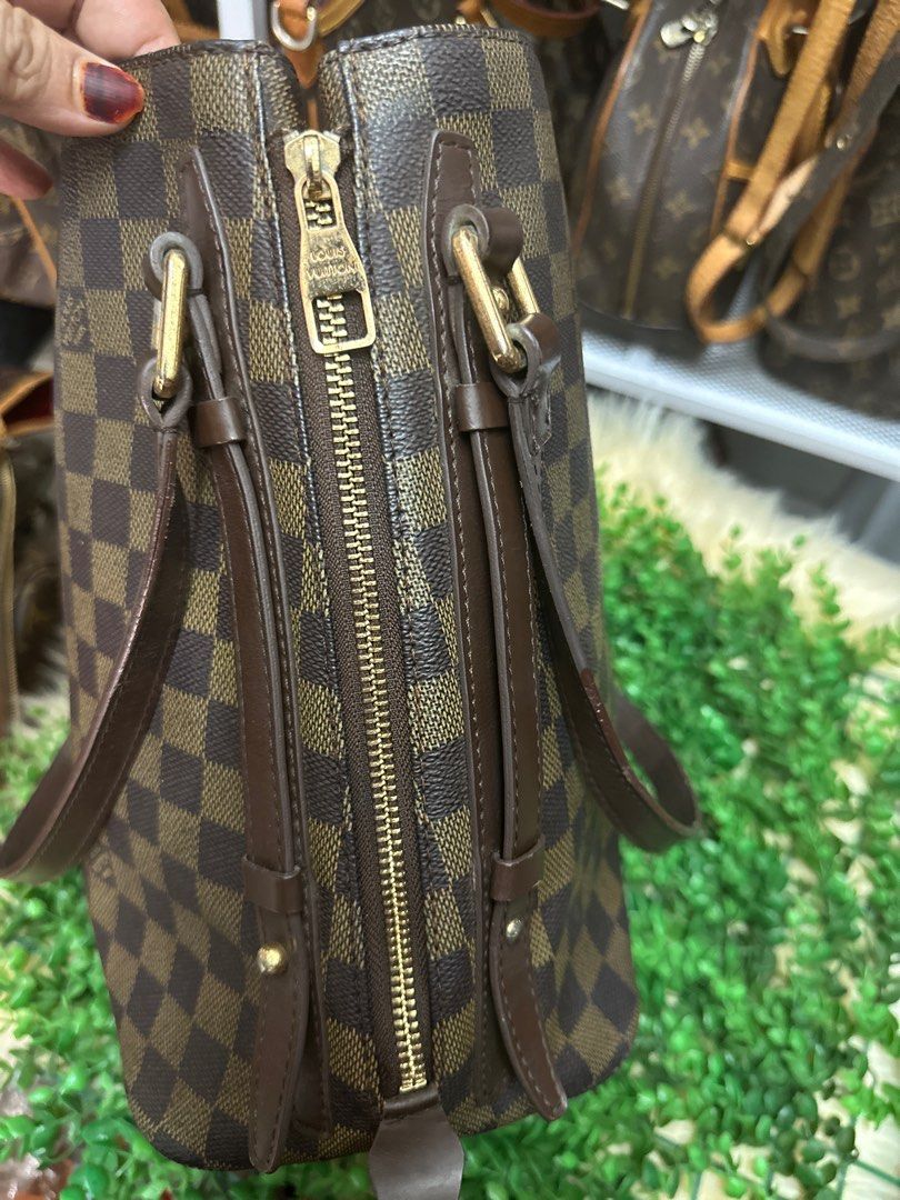 Louis Vuitton Cabas Rivington Damier Ebene Tote Bag