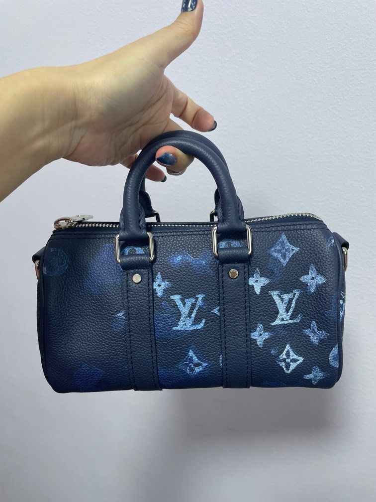 LOUIS VUITTON Women's Keepall XS Leather in Green