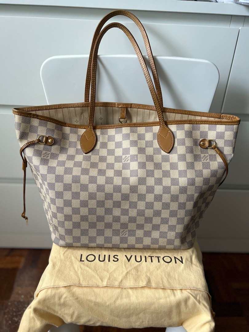 SOLD Louis Vuitton Neverfull MM DA Damier Azur LV – Moda Boutique