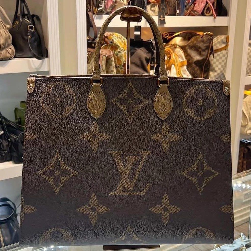 Lv on the go GM, Luxury, Bags & Wallets on Carousell