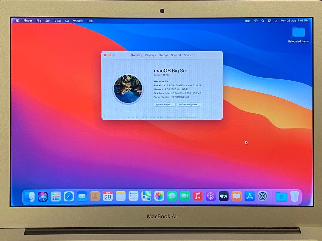 MacBook Air 256GB 13inch 2013