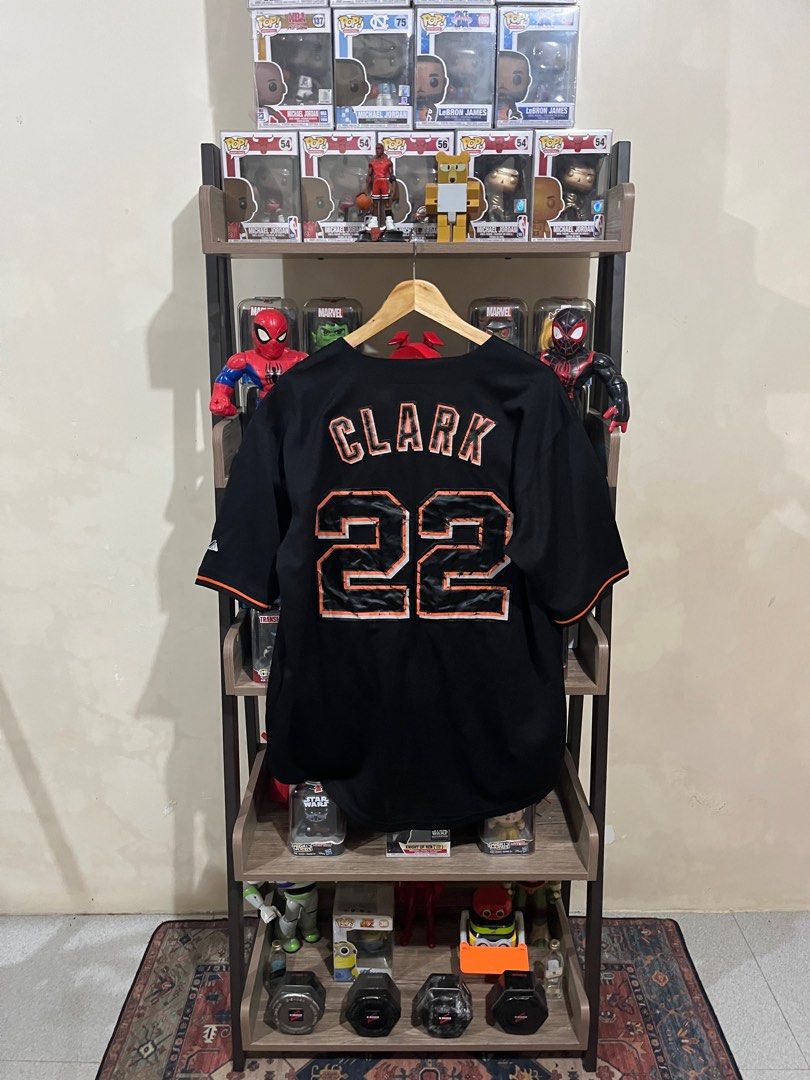 Majestic San Francisco Giants Black Baseball Jersey Stitches Youth Large