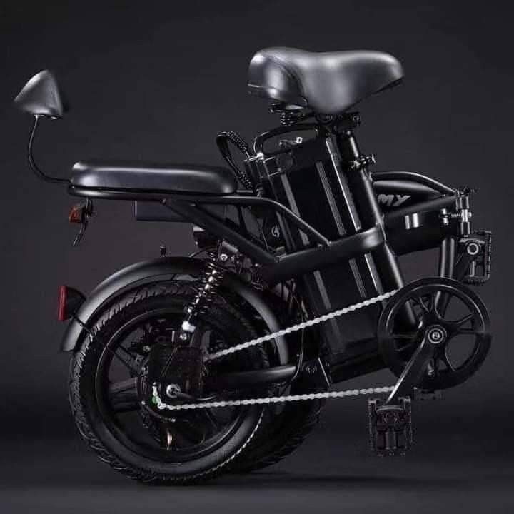 Foldable E-bike (Category: Bicycles) located in Manila. Submitted by tindahanniatelizcehl (Listing ID 1251649581, Image 2). Description: FREE ASSEMBLE FREE HELMET WITH CERTIFICATE OF OWNERSHIP SPECS: Battery: 48V15ah (Lithium ion) Motor: 350 watts Speed: 25-30 kph Range: 35 km *Keyless *Removable Battery *with pedal assist *head light *Horn *Cp holder with usb port *Tail light *Tubeless Tire (14x2.50) *Battery Gauge 7 DAYS FREE SERVICE WARRANTY (