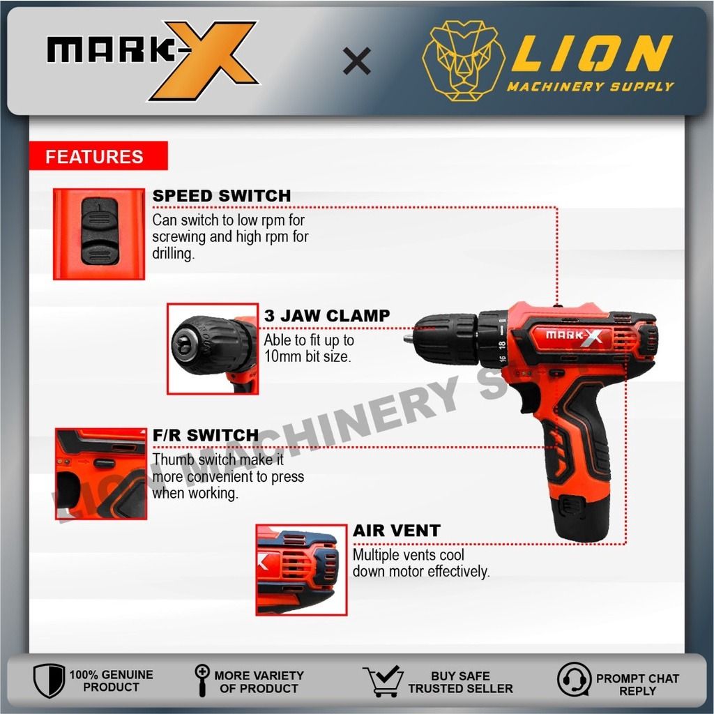Mark x cordless drill store
