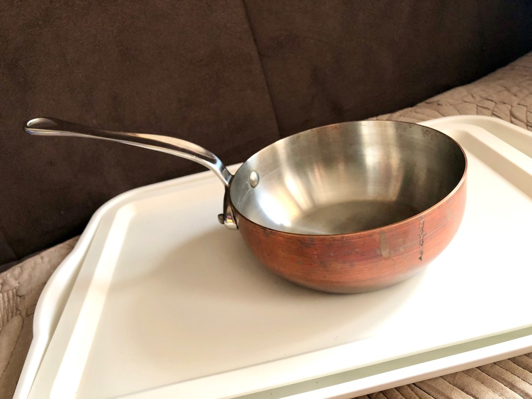 Mauviel 1830 單柄銅鍋(不銹鋼把手) 16cm, 傢俬＆家居, 廚具和餐具