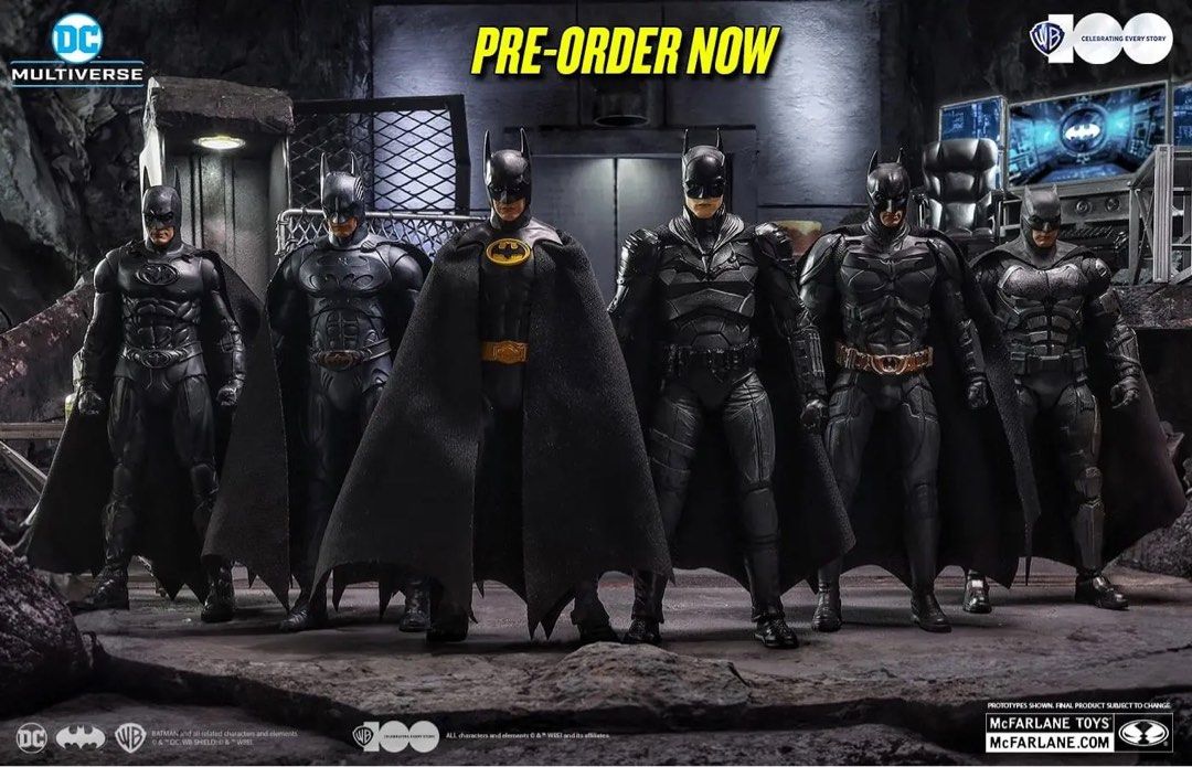 散放Mcfarlane Batman 6 pack 蝙蝠俠電影六人套dc multiverse拆賣