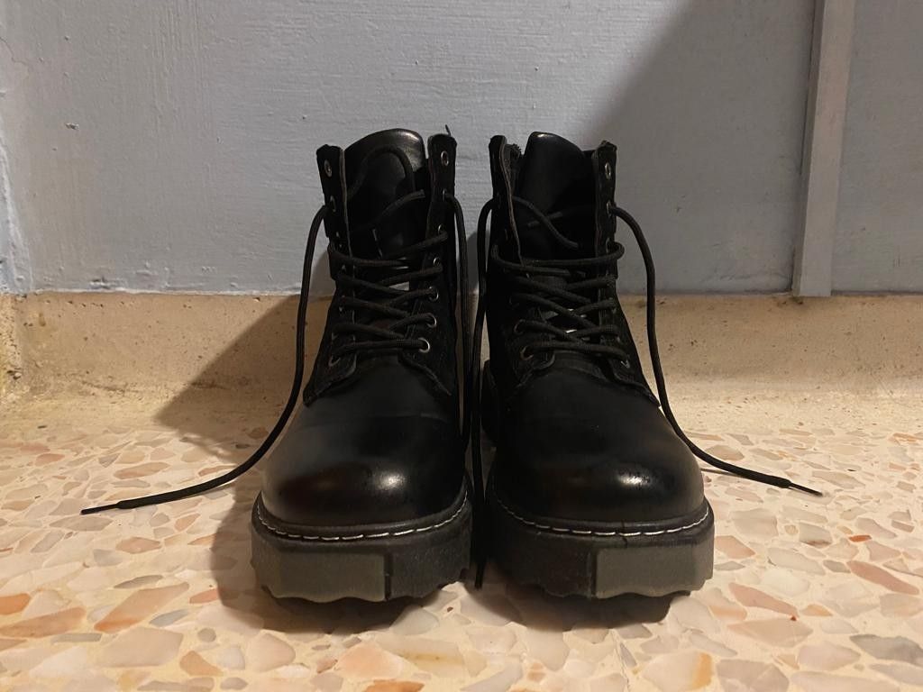 Mens black boots size 8 new arrivals