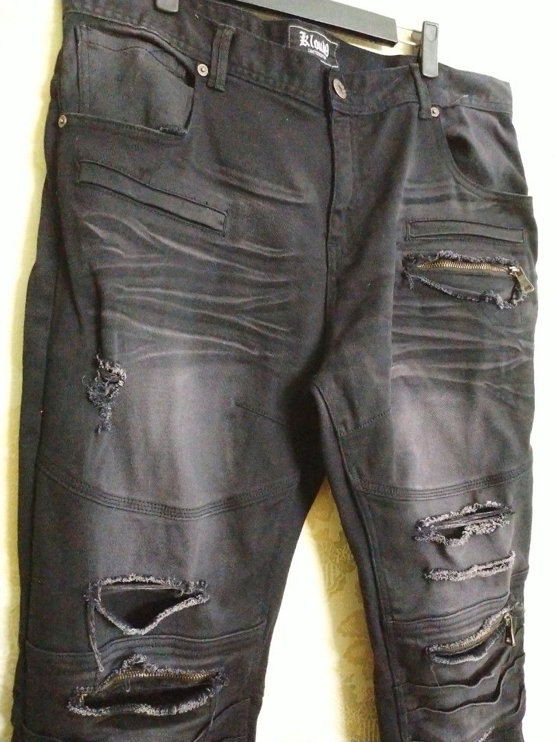 Mens distressed jeans size 40 sales