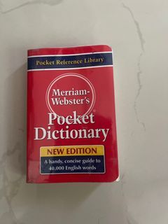 Merriam Pocket Dictionary