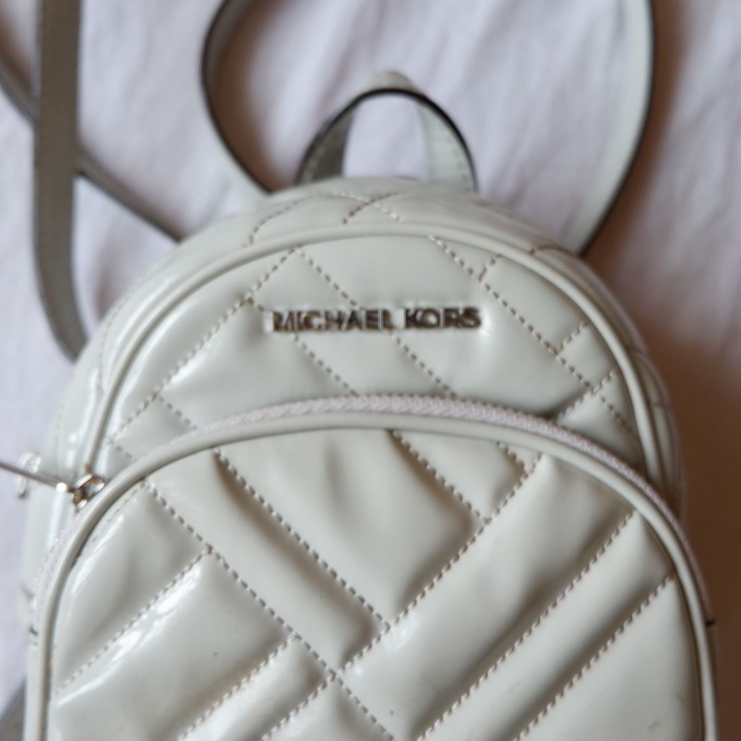 Abbey Mini Quilted Backpack Mk Quilted Backpack Mini Backpack Michael Kors Quilted  Backpack