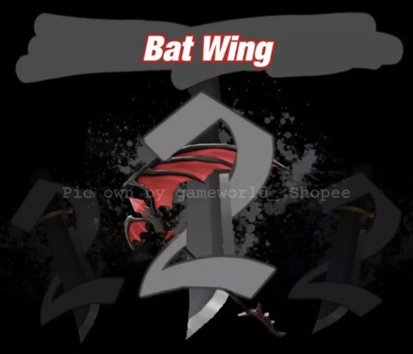 MM2 BATWING ROBLOX, Video Gaming, Video Games, Others on Carousell