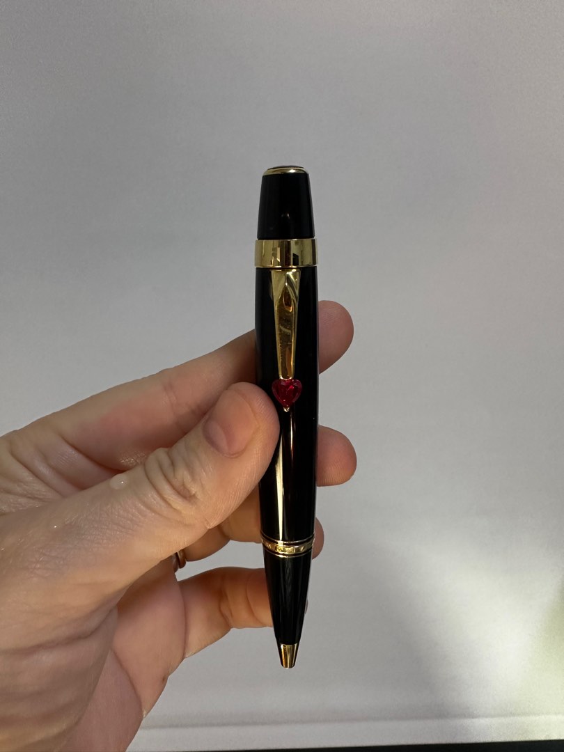 Montblanc Boheme Je T aime With Heart Shape Ruby Ballpoint Hobbies Toys Stationery Craft Stationery School Supplies on Carousell