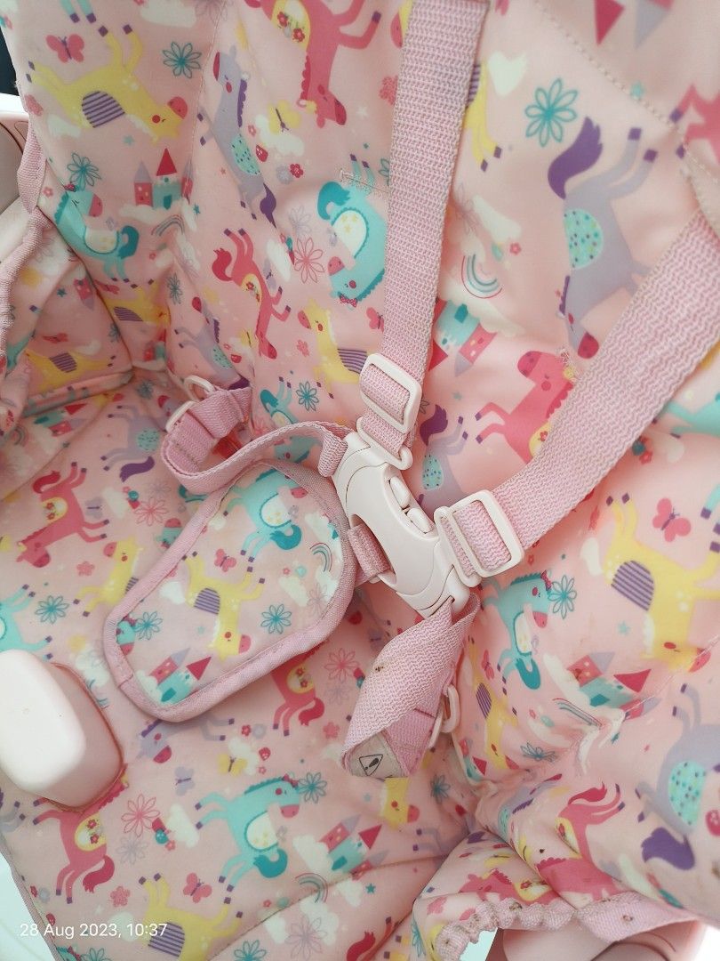Mothercare high chair unicorn