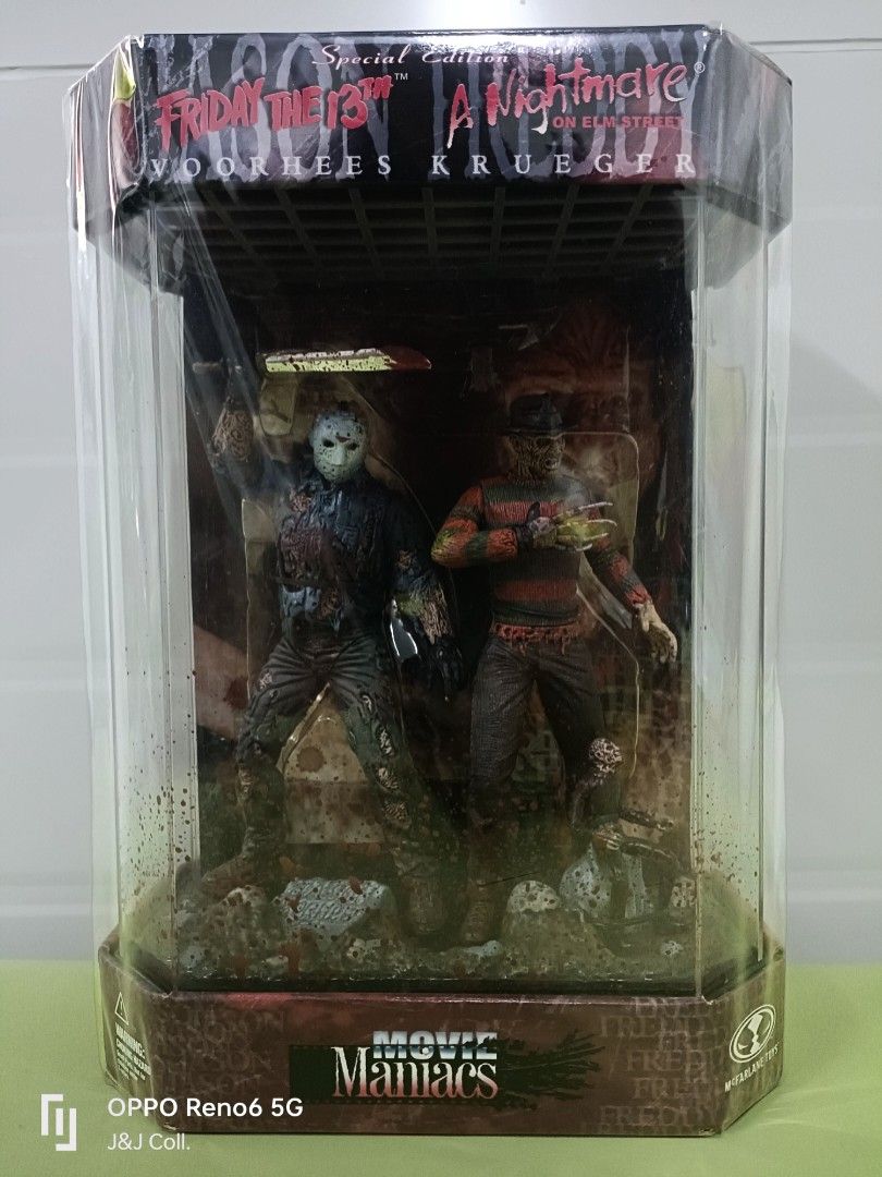 Movie Maniacs Jason Voorhees Freddy Krueger in Fishtank 7 Inch