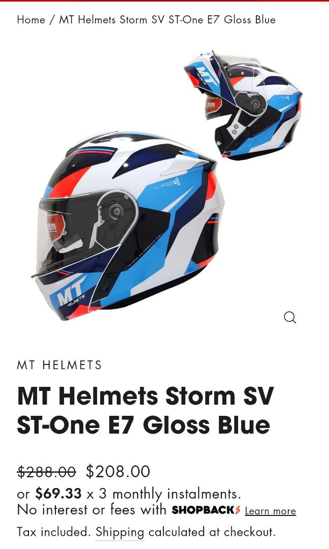 One storm helmet clearance