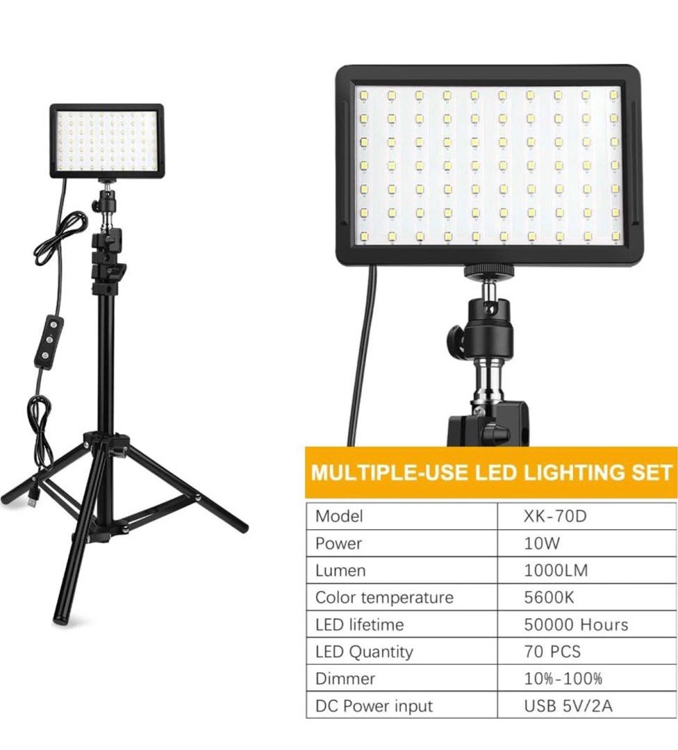 Multi Use LED Lighting Set XK70D, Photography, Photography Accessories