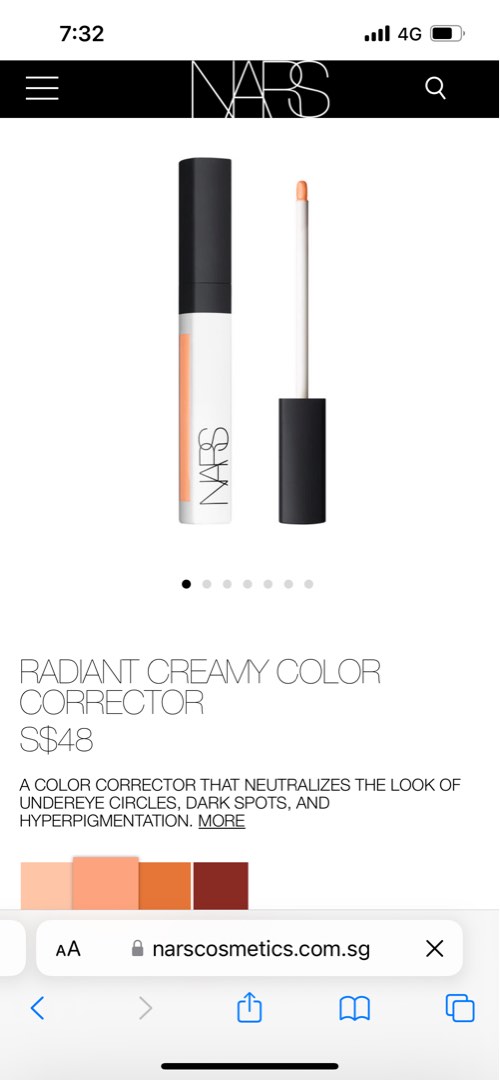 Nars Radiant Color Corrector, Beauty & Personal Care, Face, Makeup on Carousell