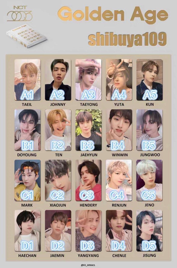 NCT Golden Age 渋谷109 ラキドロ ロンジュン NCT 2023 CONNECTION #RENJUN 【Golden Age - The 4th Album
