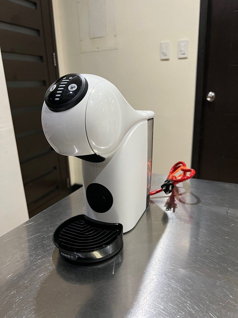 Nescafe Dolce Gusto Genio S Coffee Machine (Category: Coffee Machines & Makers) located in Quezon City. Submitted by greenthriftshopph (Listing ID 1251600179, Image 3). Description: Nescafe Dolce Gusto Genio S Disc Price: 5,000 Orig Price: 8,699.