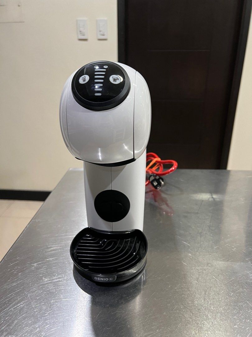 Nescafe Dolce Gusto Genio S Coffee Machine (Category: Coffee Machines & Makers) located in Quezon City. Submitted by greenthriftshopph (Listing ID 1251600179, Image 2). Description: Nescafe Dolce Gusto Genio S Disc Price: 5,000 Orig Price: 8,699.