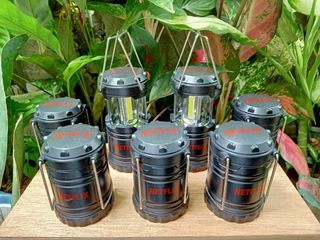 NETFLIX camping led lamp triple A battery operated
7 pcs. 220 each or take all for 1400