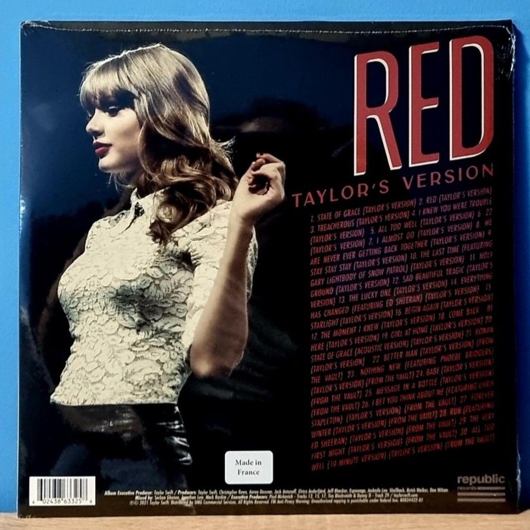 swift キメ細かい taylor red 4LP限定盤