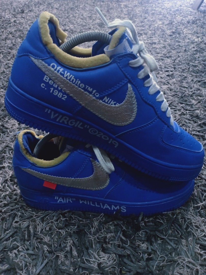 Nike Air Force 1 Low X Off White Blue Serena Williams Men s