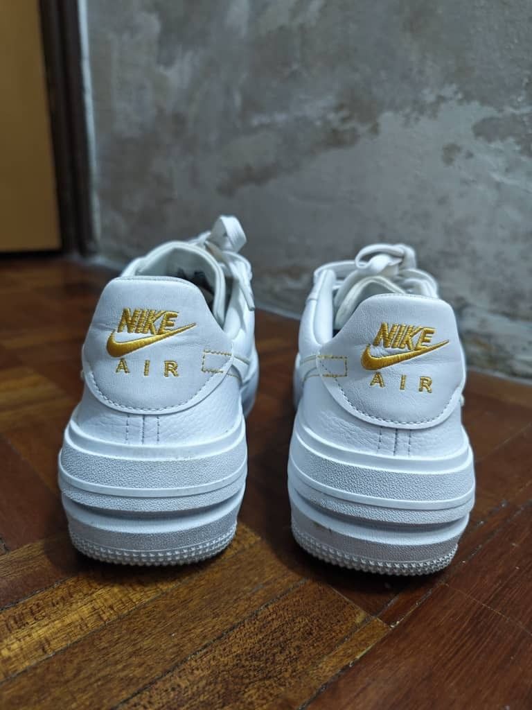 (WMNS) Nike Air Force 1 PLT.AF.ORM LV8 'Yellow Ochre Magic Ember' DX3209-133