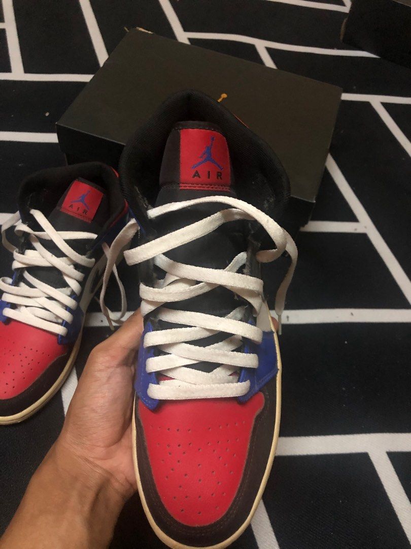 Jordan 1 top deals 3 white laces