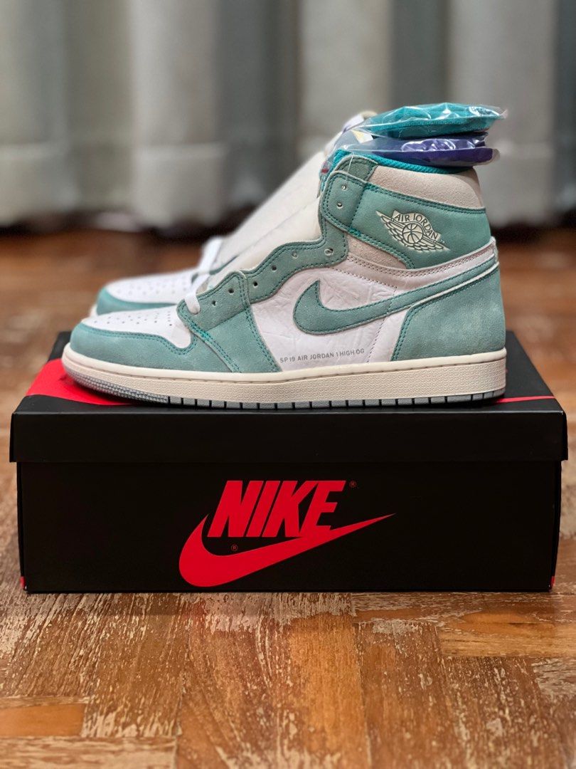 Nike Air Jordan 1 Retro High OG Turbo Green Men s Fashion Footwear Sneakers on Carousell