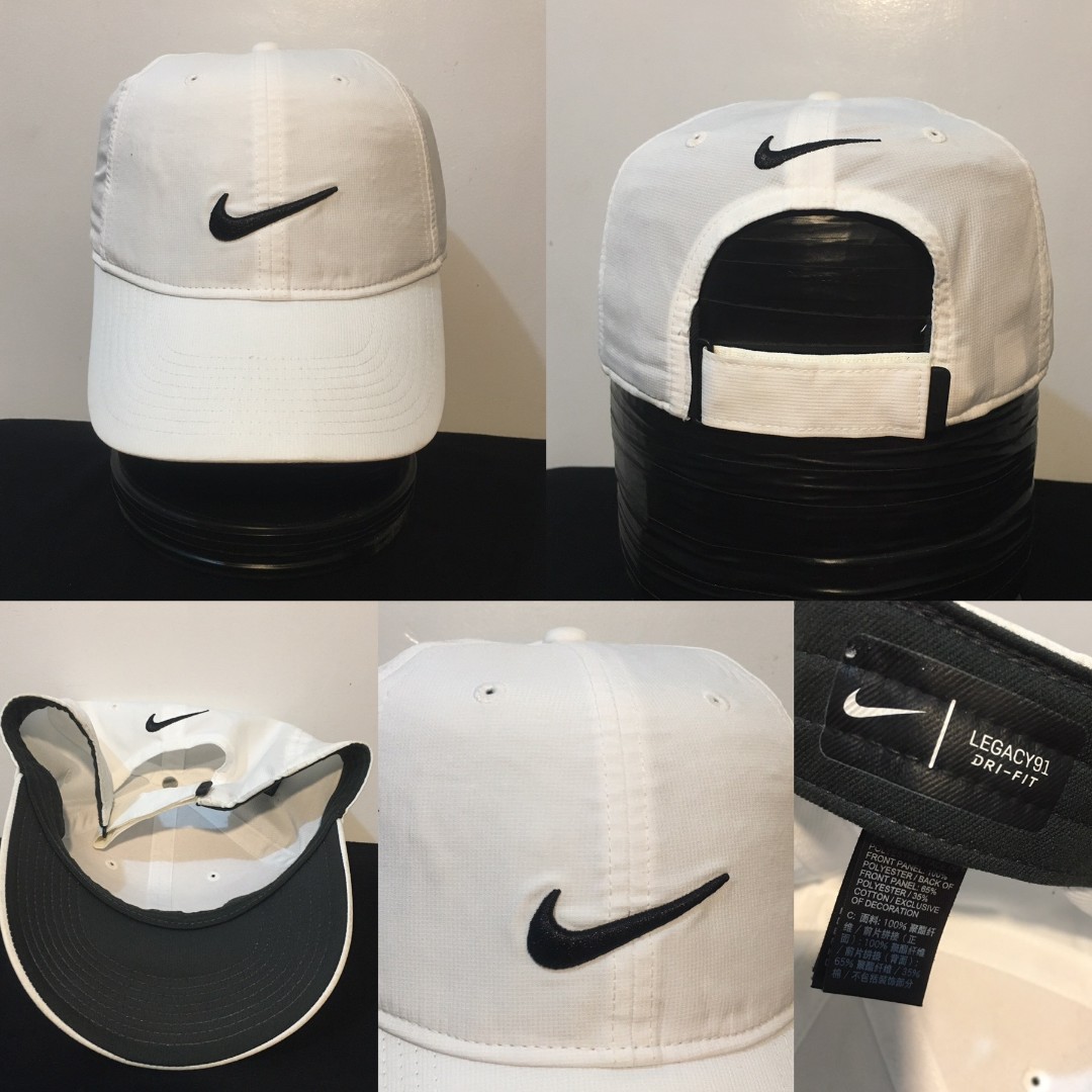 Atlanta Braves White Hat Nike Dri Fit Legacy91 Fitted Stretch One Size Fits  Most