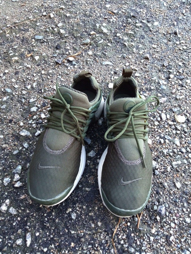 Nike presto women olive green cheap