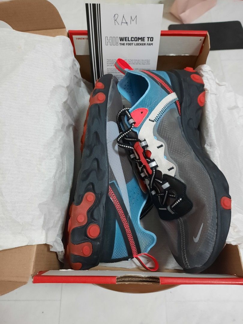 Nike react 87 Men s Fashion Footwear Sneakers on Carousell