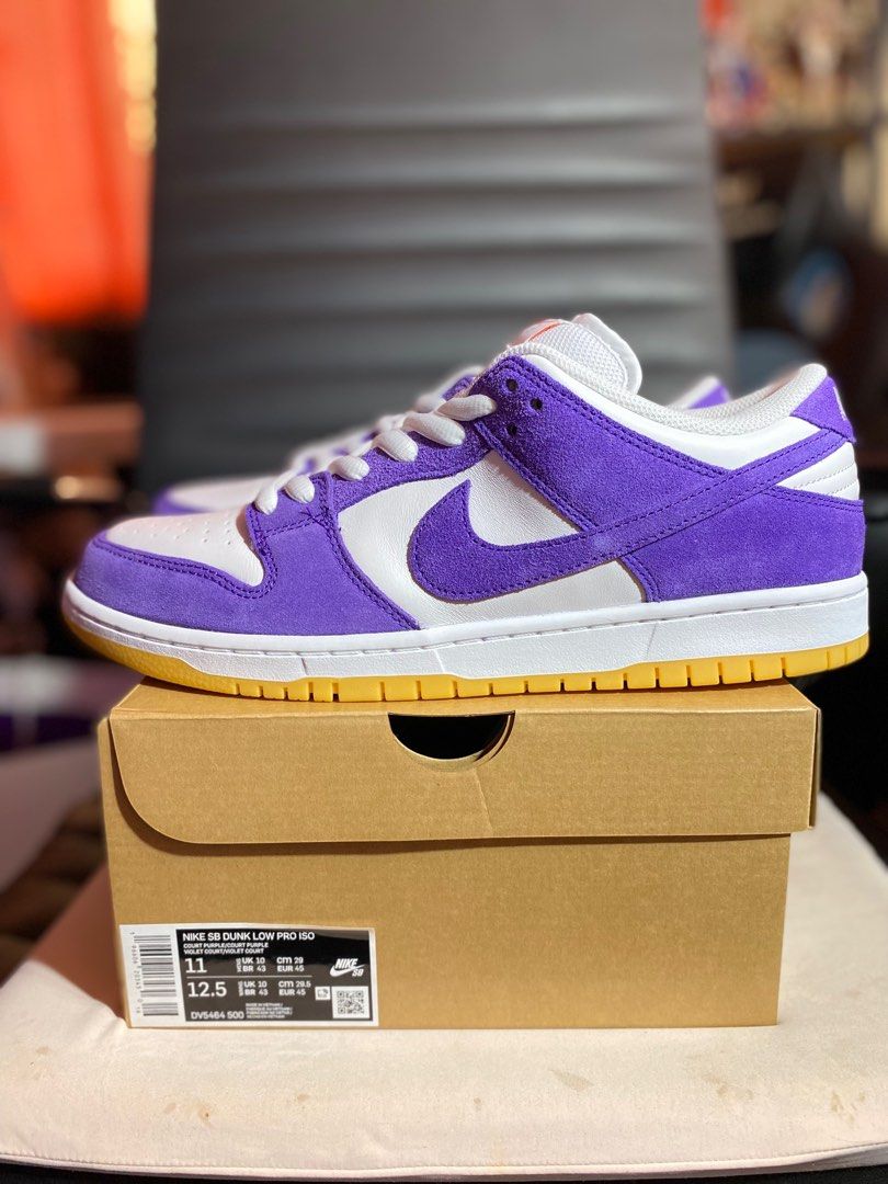 Nike SB Dunk Low Purple Suede Men s Fashion Footwear Sneakers