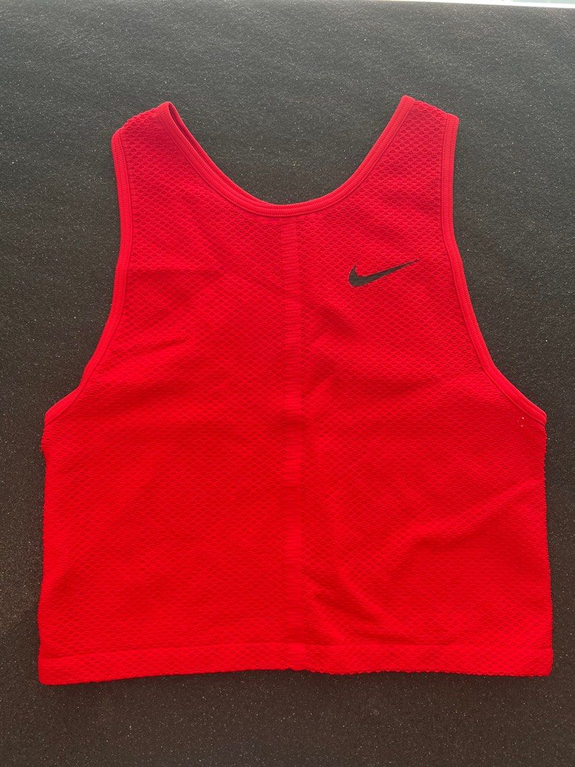 Red discount nike vest