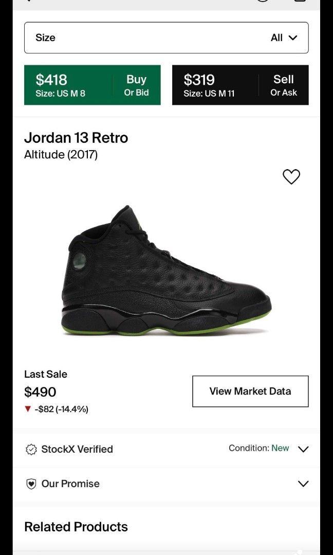 Nike air jordan 2024 13 retro altitude