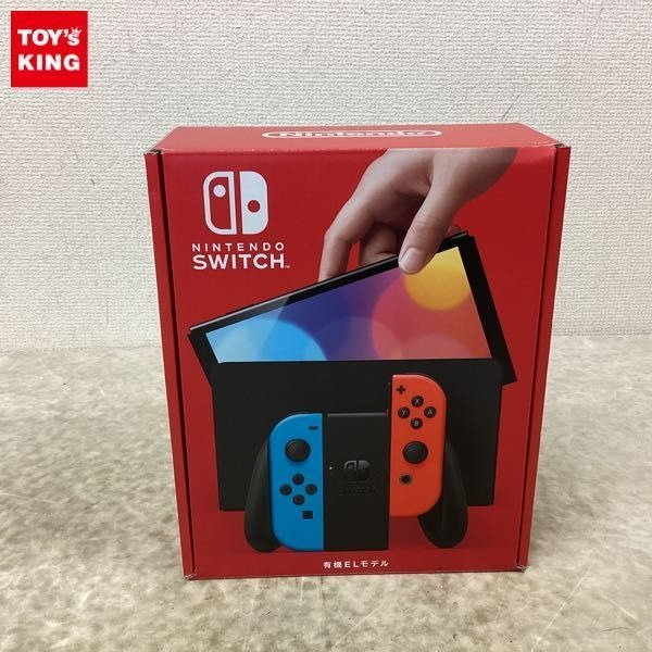 Nintendo Switch 有機EL 型號HEG 霓虹紅霓虹藍, 電子遊戲, 電子