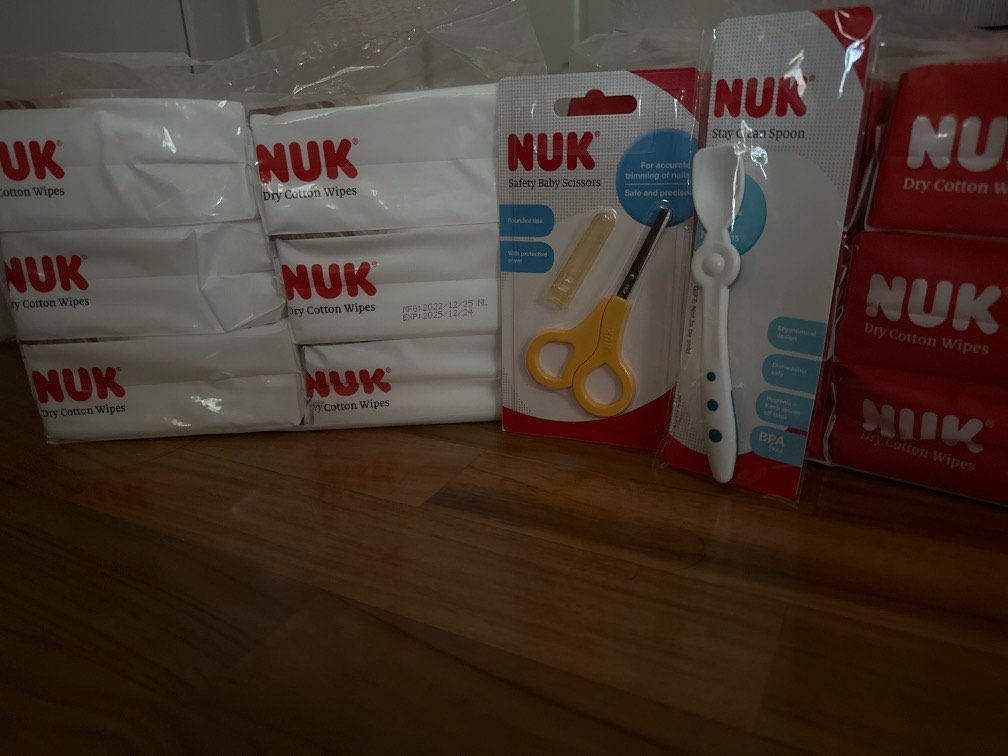 Nuk dry sales cotton wipes