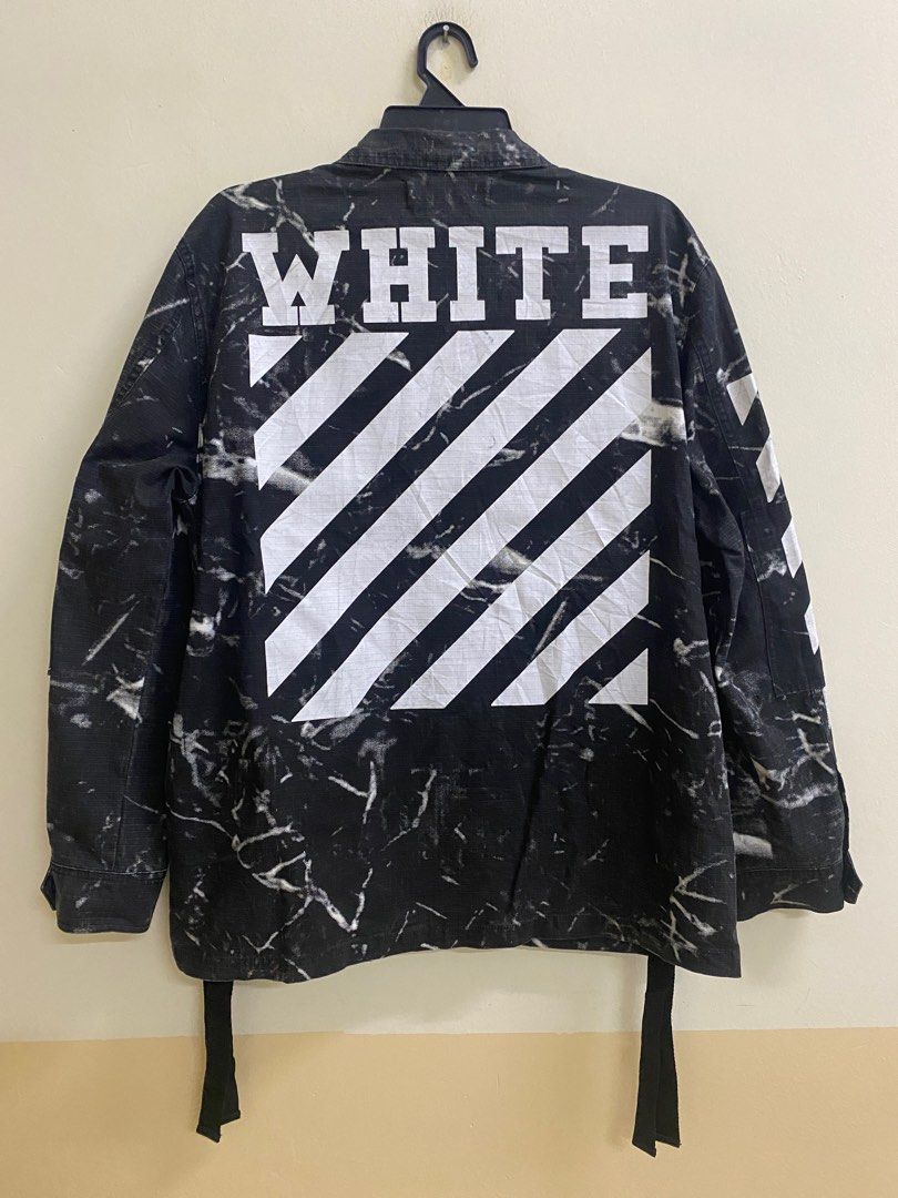 Off white hotsell marble jacket
