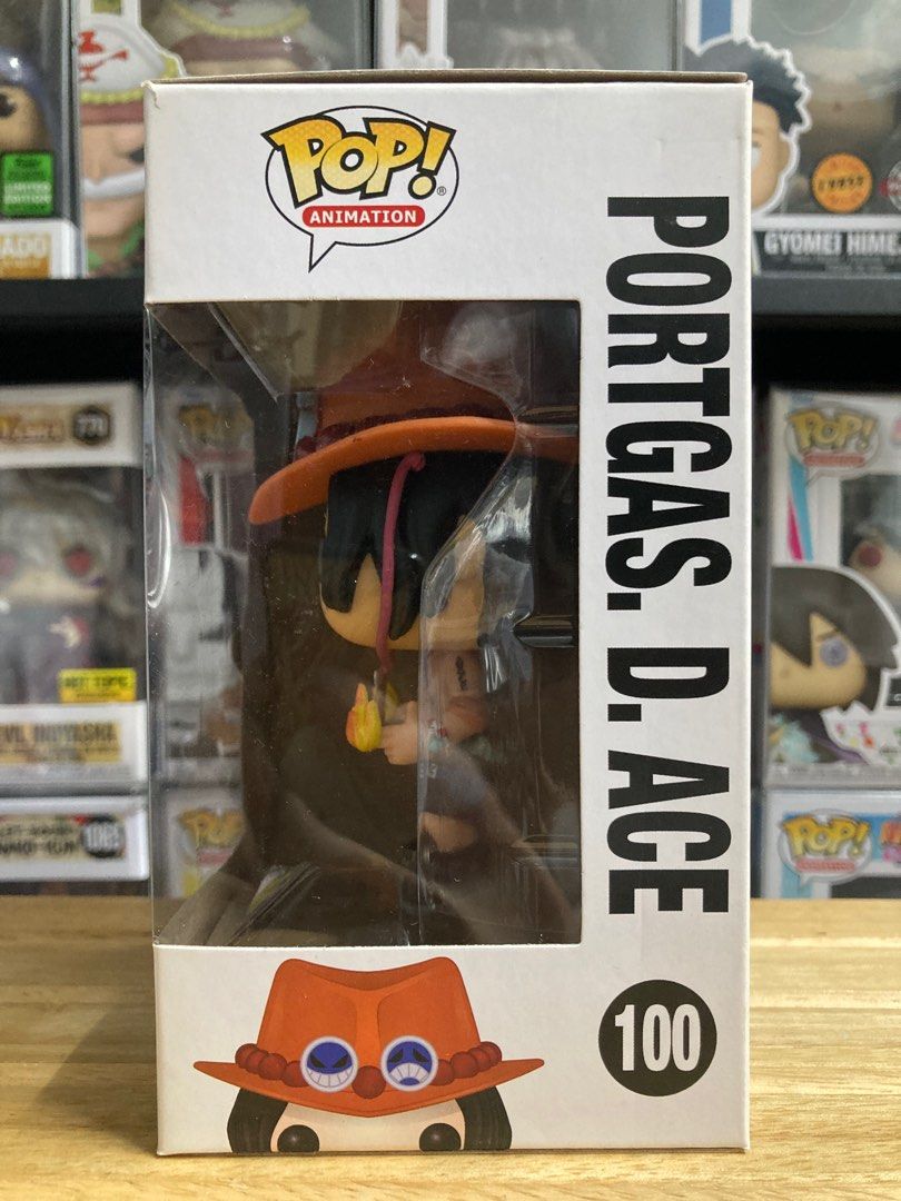  Funko POP Anime: One Piece Portgas D. Ace Action Figure : Toys  & Games