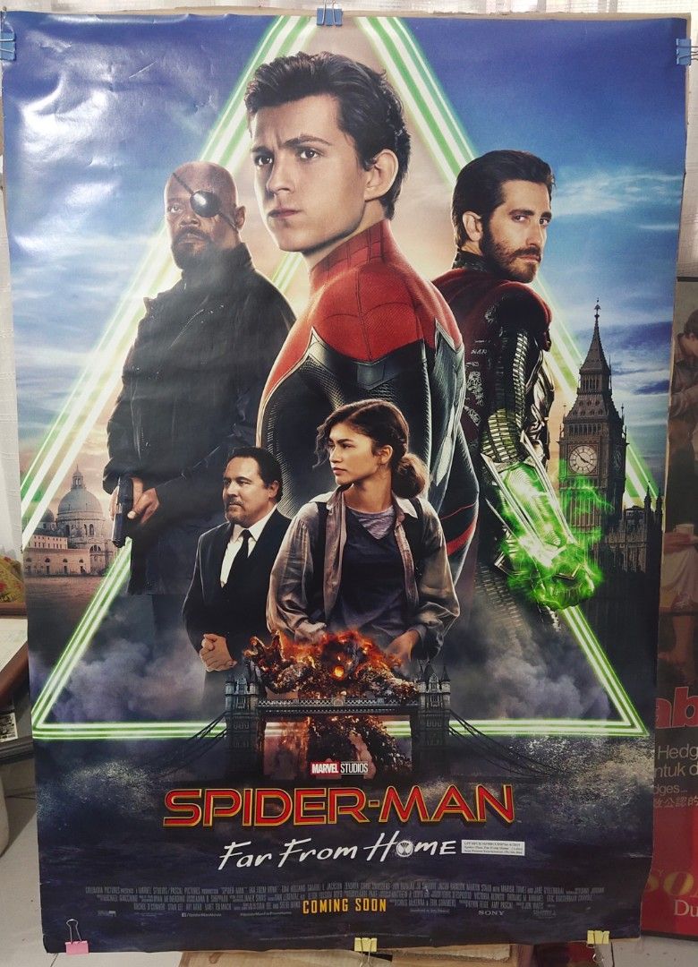 Original light box movie poster / Spiderman #BJ, Hobbies & Toys,  Collectibles & Memorabilia, Vintage Collectibles on Carousell