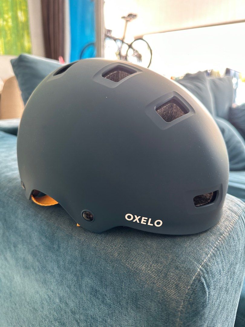 Oxelo helmet, Sports Equipment, Bicycles & Parts, Parts & Accessories ...