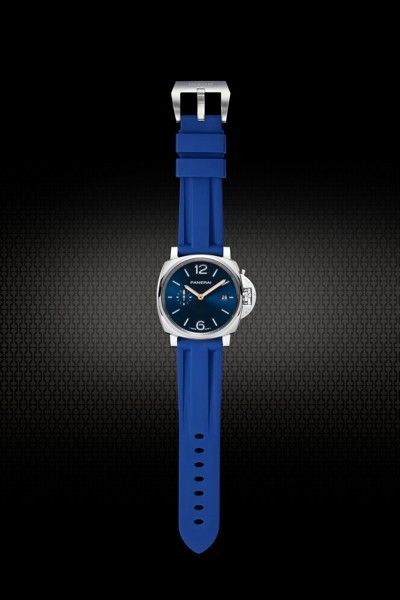 Panerai blue sales rubber strap
