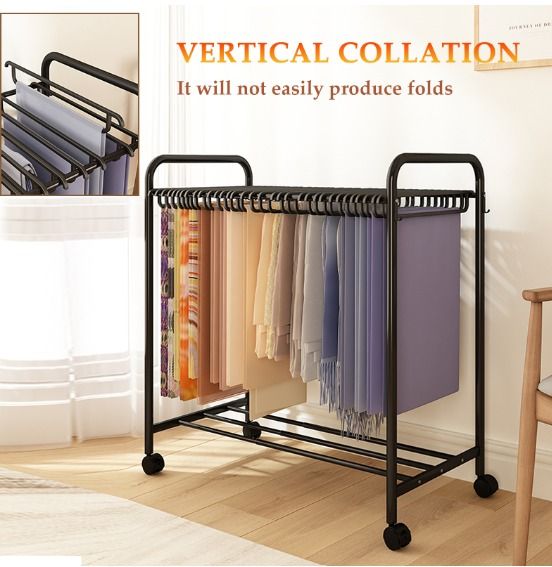 Movable hanger rack best sale