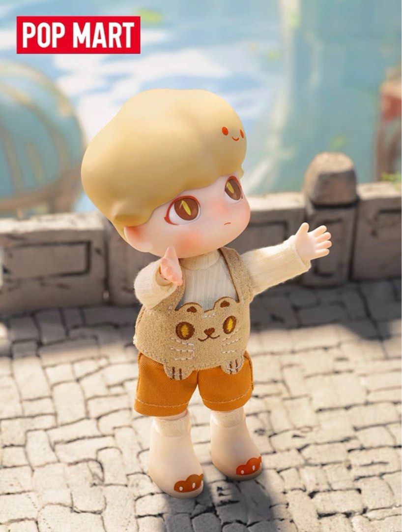 (PO) DIMOO Raincoat Cat 雨衣小猫可动人偶 POP MART, Hobbies & Toys, Toys & Games ...