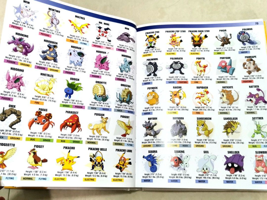 Pokemon Encyclopaedia Hardcover Official FreePostage, Video Gaming