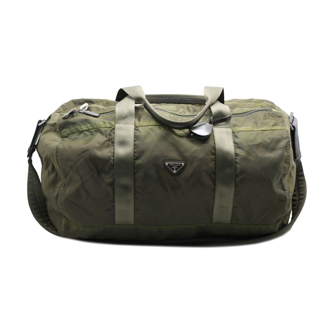 Prada nylon weekend bag top